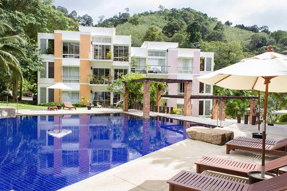 Kamala Hills Serviced Apartments Praia de Kamala Exterior foto